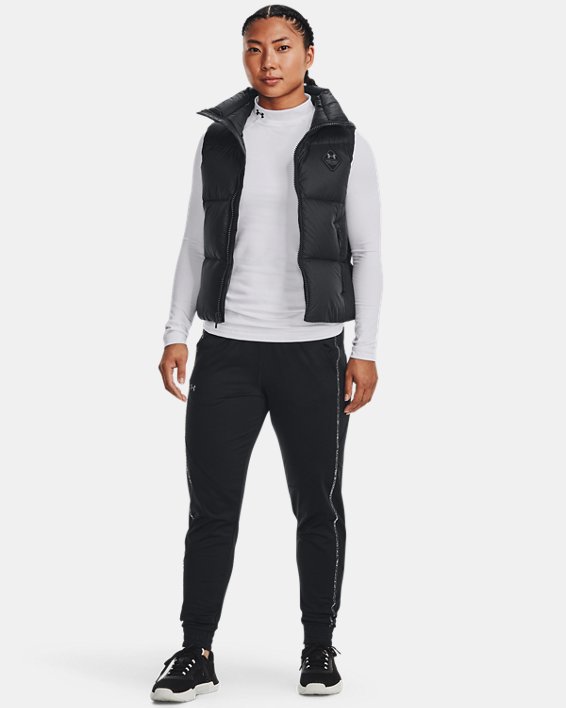 Women's UA Storm ColdGear® Infrared Down Vest, Black, pdpMainDesktop image number 2